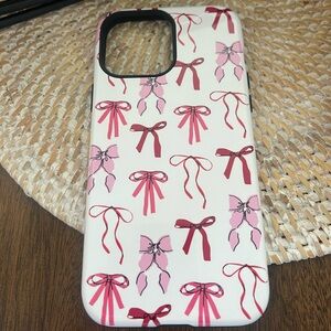 Decorative Pink Bow Phone Case